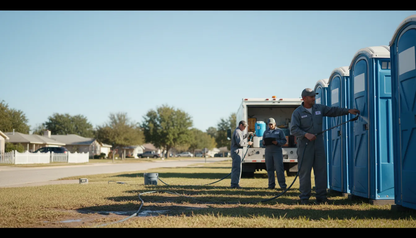 Long-Term Portable Toilet Rental in Rochelle, GA near me